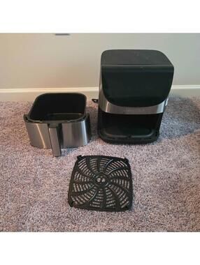 Gourmia 8qt Digital Air Fryer With 12 preset Stainless Steel